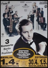 Palast Orchester Max Raabe 2005 Potsdam und Berlin Plakat A1 84x59 cm