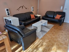 LAAUSER Design Sofa-Sitzgruppe / -Kombination 3-Teilig mit edlem Kissenlook