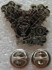 Pin Anstecker KTM V2 / V 2 Motor Engine Motorrad Motorbike Moto Spilla Art. 0931