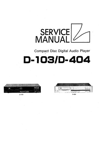 Service manual anleitung für - service, manual-anleitung