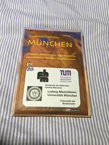 Studenten stadtplan münchen - stadtplan,