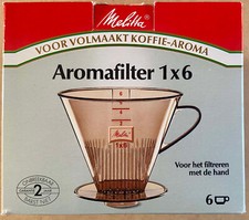 Melitta-Aromafilter 1x6 für Handfilterung - Neuwertiger Zustand
