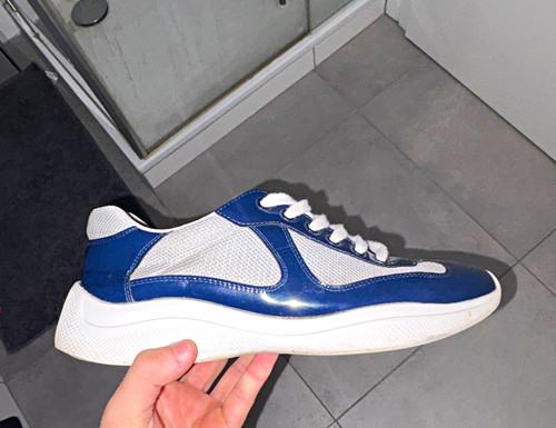 Prada herren sneaker low top - low,