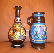 !!!! ART DECO GOUDA VASEN