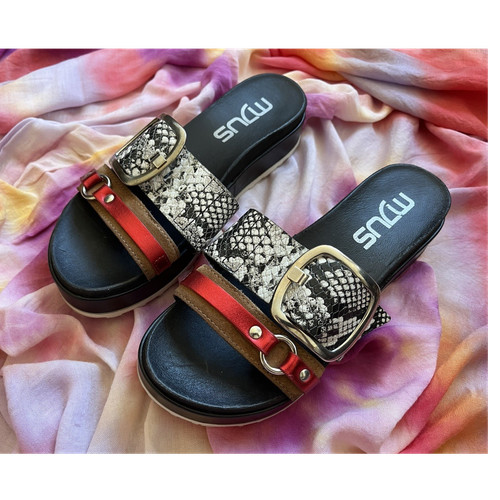 Mus damen sandalen mules leder - damen,