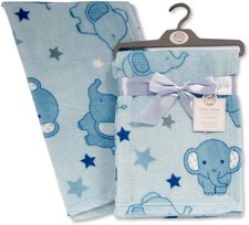 Kuschel Baby Blau und Weiß