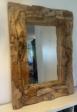 Spiegel Treibholz Design, 120x90cm 