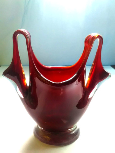 Henkel schale kunst glas - henkel-,