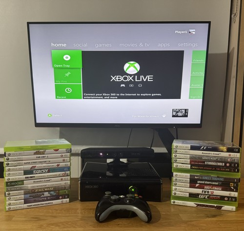 Xbox 360 slim konsole bundle - 360, |