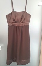 Kleid Hochzeit Brautjungfer Trauzeugin Montego 38 Edel Tüll Braun Fest Feier