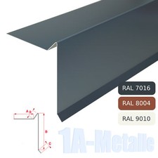 Ortgangblech Aluminium Winkelblech Ortblech Alu Dachblech RAL Farben Ortgang D