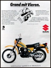 Suzuki DR 500 S Crossduro , originale Werbung aus 1981