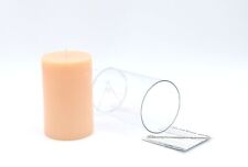 Kerzengießform Zylinder Flach