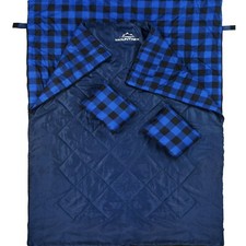 MOUNTREX Doppelschlafsack - Sommer Schlafsack für 2 Personen (210 x 150cm) XXL