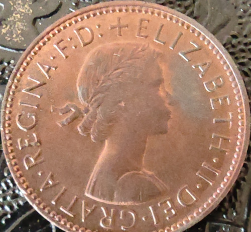 Großbritannien half penny - half,