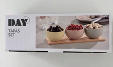 Tapas Set 4-teilig 3 Schalen mit Servierbrett | Neu in OVP