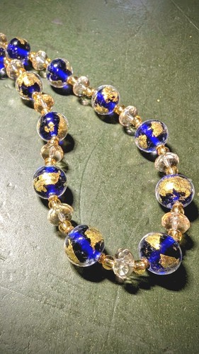 Murano glas kette - glas, mit