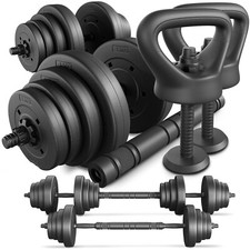 Hantelset 40kg 4in1
