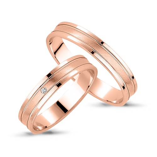 Paar trauringe 333 - 333, gold