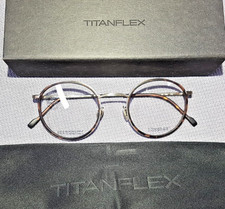 Titan Flex 820914 20 Brillenfassung *NEU* Gold-Havanna