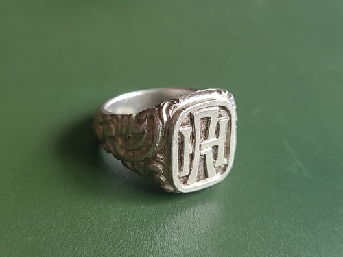 Ring siegelring silber 800 - ring,