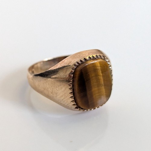 Herrenring gelbgold - 9,