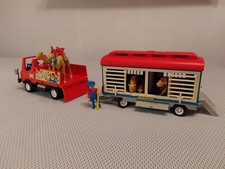 3452 Playmobil Zirkus-Lastwagen mit 3514 Käfigwagen / Löwenkäfig