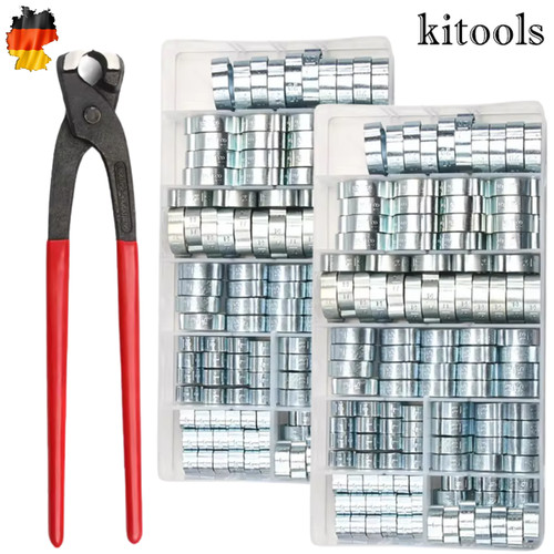 300 tlg ohr - ohr, schlauchschellen