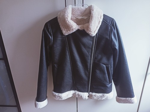 Mädchen kunstlederjacke - kunstlederjacke, gr