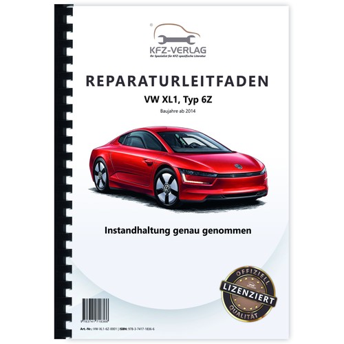Xl1 typ 2012 2016 - vw, 6z