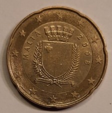 20 Cent Münze Malta 2008