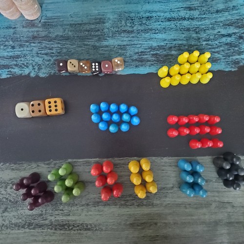 Spielsteine pöppel aus - 1,
