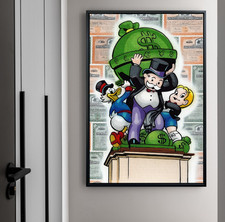 Pop-Art Mr. Monopoly Geld