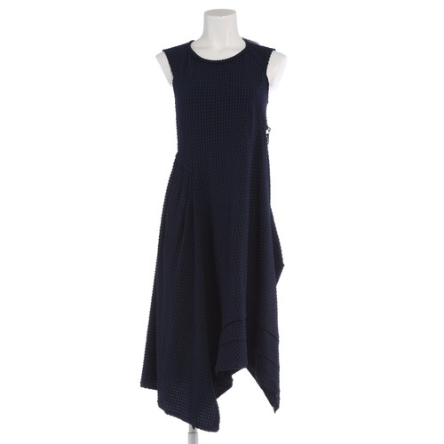 Kleid high use blau schwarz - kleid,
