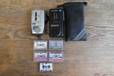 2 X OLYMPUS VOICE RECORDER DIKTIERGERÄT KASSETTEN FUNKTIONSTÜCHTIG