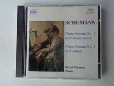 Musik CD - Robert Schumann, Piano Sonatas 1 and 3 - Bernd Glemser