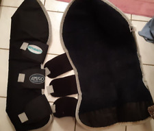 Horseware Amigo Transport Gamaschen, Amigo Travel Boots 2er Größe WB / VB black