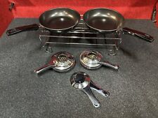 Grill Gourmet 801 Vintage Set mit Pfännchen Camping Outdoor 3394 Originalkarton