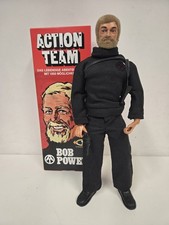 Schildkröt Action Team  vintage Bob Power Figur mit custom repro Box
