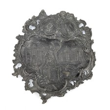 Jugendstil Metall Schale