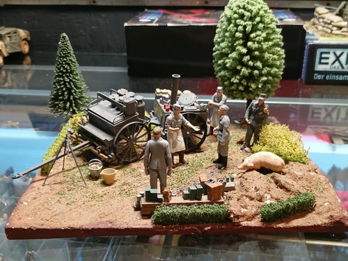 Diorama gulaschkanone mit - diorama,
