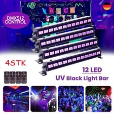 4X 54W 12 LED UV Schwarzlicht
