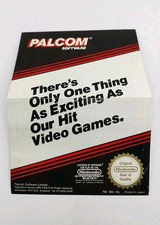 Nintendo NES PALCOM Software Insert Flyer - Teenage Mutant Ninja Turtles 