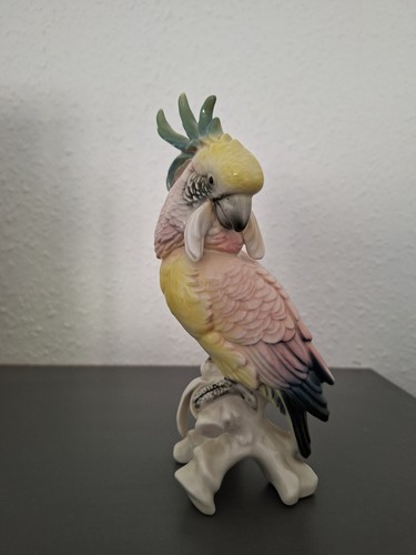 Papagei porzellan ens - porzellan,