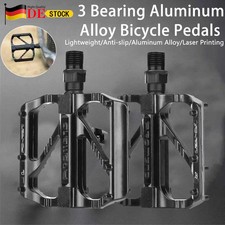3 Lager Fahrrad Pedale 9/16" Fahrradpedale Ultraleicht Antirutsch Plattform MTB