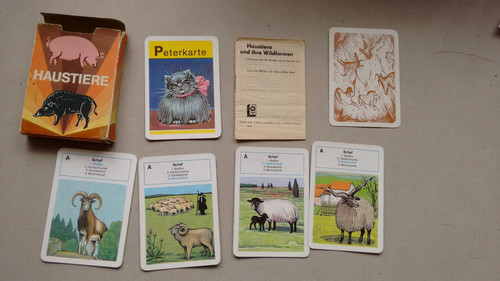 Ddr kartenspiel haustiere - haustiere,