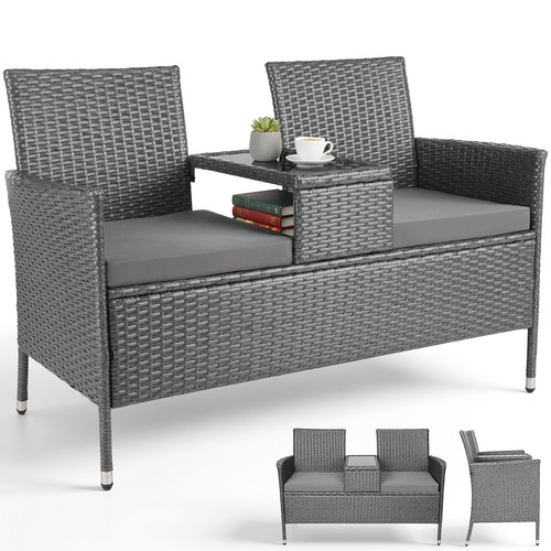Polyrattan gartenbank - polyrattan,