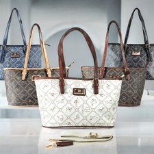 Giulia Pieralli - wunderschön praktische Monogramm Damenhandtasche Shopper 13009