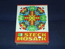 DDR Mosaik STECKSPIEL mit 14 Vorlagen OSTALGIE VINTAGE   mit großen viereckigen
