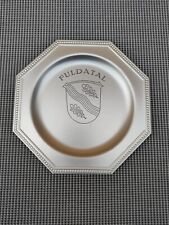 BUNDESWEHR BW VERBANDSABZEICHEN WANDSCHILD WAPPEN FULDATAL WANDTELLER METALL